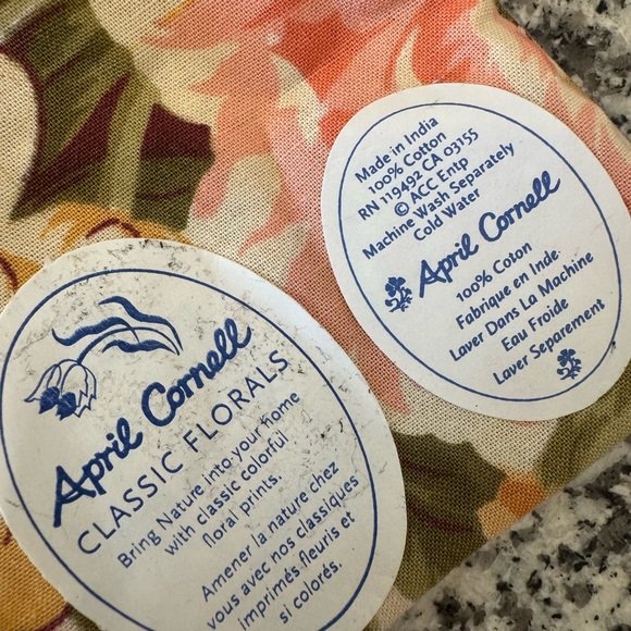 April Cornell Floral Napkins - Picture 3 of 3